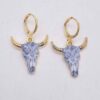O1CN0139Iy4V26rWYfUsT5l_2209785017715-0-cib Wholesale Retro Ethnic Style Cow Head Pendant Western Cowboy Series Earrings