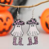 Wholesale Halloween Funny Mushroom Ghost Personality Halloween Vintage Earrings