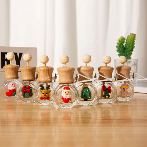 Wholesale Christmas Air Vent Perfume Bottle Car Pendant