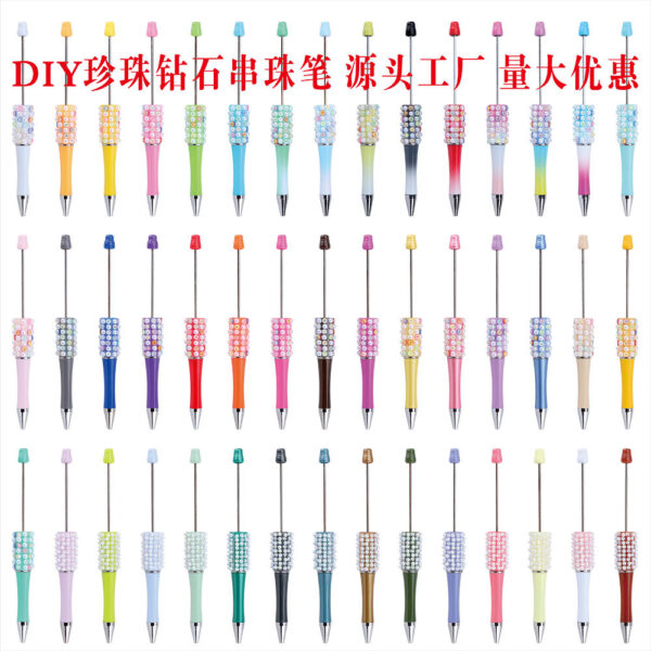 Wholesale Di Colorful Pearl Dopamine Plastic Gradient Color Rotary Ballpoint Pen