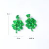 O1CN013C9Qt81ZFcLuMMAQz_1794553165-0-cib Wholesale Jewelry St. Patrick's Day Lucky Glitter Acrylic Earrings