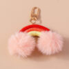 O1CN013CItW22KzDo9JaFp7_2211051639627-0-cib Wholesale Cartoon Fur Ball Hand Knitted Rainbow Keychain