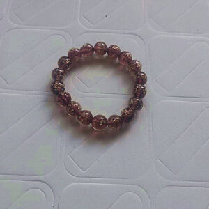 10MM coffee colored glaze bracelet 18 PCs/piece