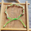 Wholesale Rice Bead Natural Shell Conch Handmade Woven Bracelet