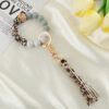 Wholesale Silicone Beaded Wrist Keychain