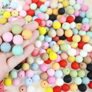 Wholesale Candy Color Round Beads Silicone Beads