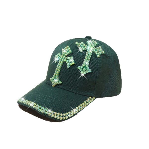 O1CN013JM7bp1FFoShNQVhQ_2209079710458-0-cib Wholesale Cotton Rhinestone Baseball Caps