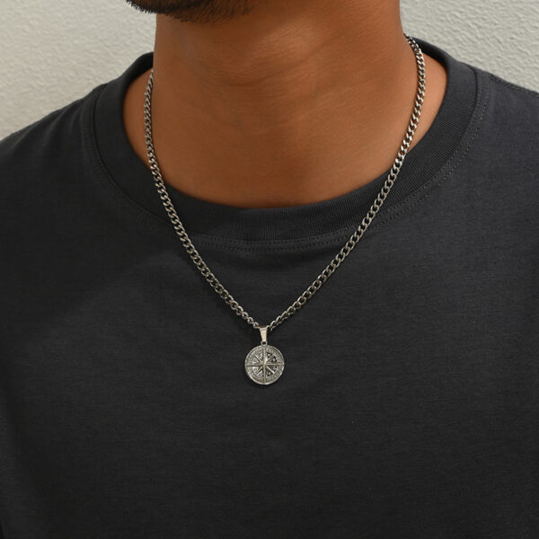 Wholesale Vintage Men's Stainless Steel Necklace