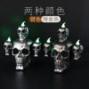 Wholesale Halloween Skull Lamp Scary Smoke Sandalwood LED Plastic Candle Lamp