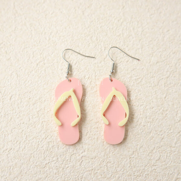 Wholesale Slippers Acrylic Earrings