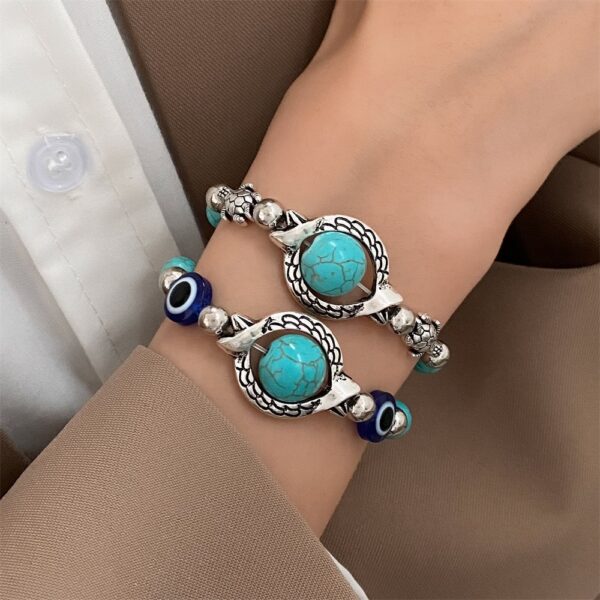Wholesale Turquoise Butterfly Turtle Alloy Bracelet