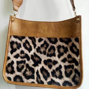 Brown leopard print