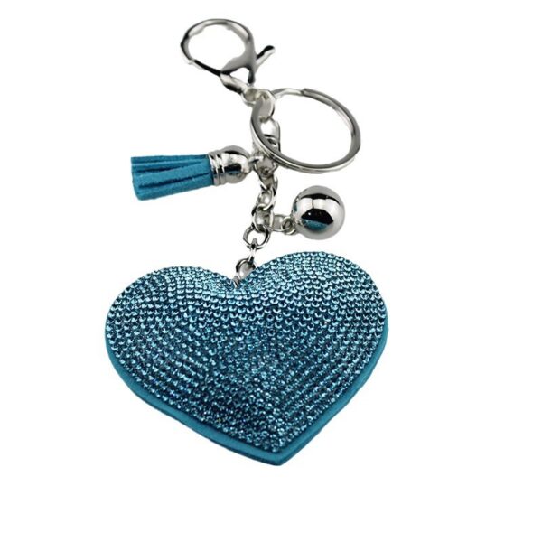 O1CN013S8bwT2MtO3mVtxrz_2217751789885-0-cib Wholesale Rhinestone Colorful Heart Keychain