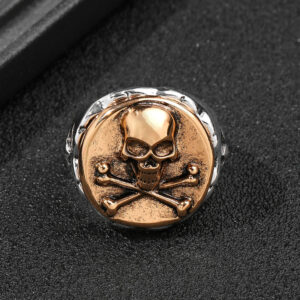 Wholesale Gothic Alloy Skull Head Rings