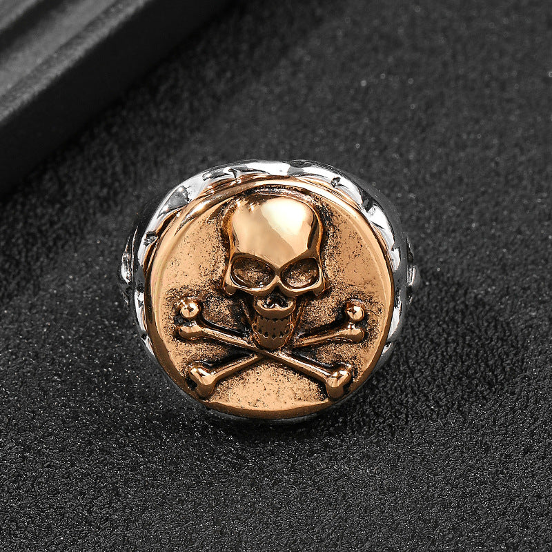 Wholesale Gothic Alloy Skull Head Rings