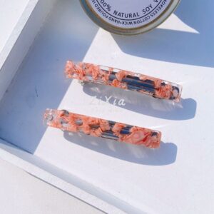 Bean flower orange single / Acetic acid