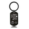 Wholesale Black Engraved Metal Keychains