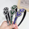 Wholesale Rhinestone Heart Headband Rhinestone