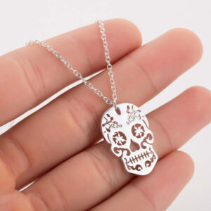 O1CN013Zvw8H28Fcmxy9OrS__3880777903-0-cib Wholesale Titanium Steel Pumpkin Ghost Necklace