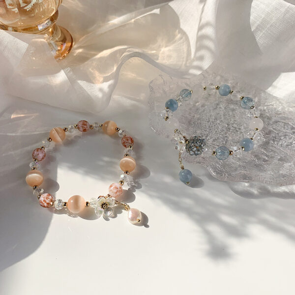 O1CN013b3aXg1W1TAS4cP9E_933462728-0-cib Wholesale Color Crystal Seashell Flowers Bracelet