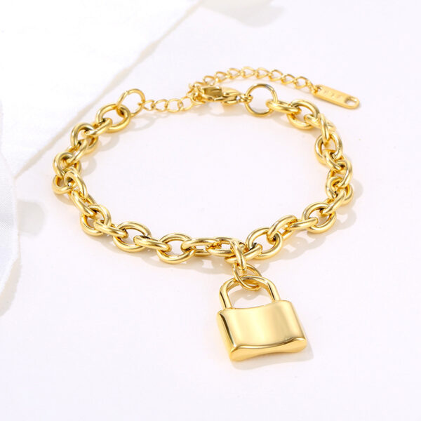 Wholesale Gold Pendant Stainless Steel Bracelet