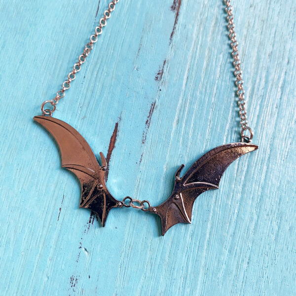 Wholesale Vampire Bat Wings Vampire Goth Witchcraft Goth Alloy Necklace