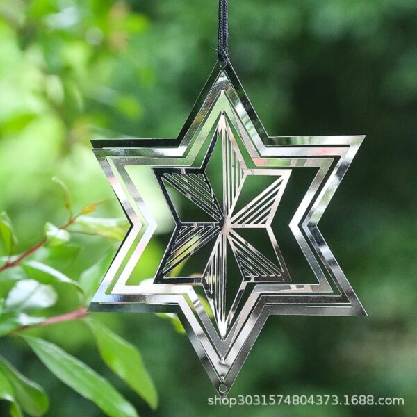 O1CN013d1dUh1ZeLq9qL8lc_2216867883219-0-cib Wholesale 3D Hexagonal Stainless Steel Rotating Wind Chimes