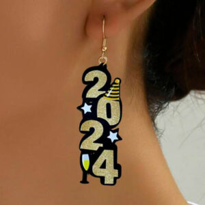 Wholesale Creative Digital Fashion Personalized Earrings