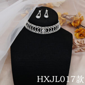 HXJL017 silver white drill / silver plating