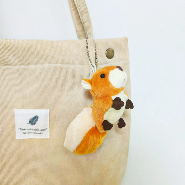 Wholesale Autumn and Winter Style Squirrel Plush Keychain