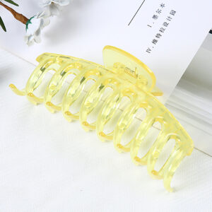 Jelly transparent S103-27# yellow 11cm grip / Independent OPP bag packaging