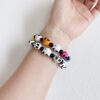Wholesale Halloween Skull Resin Bracelet