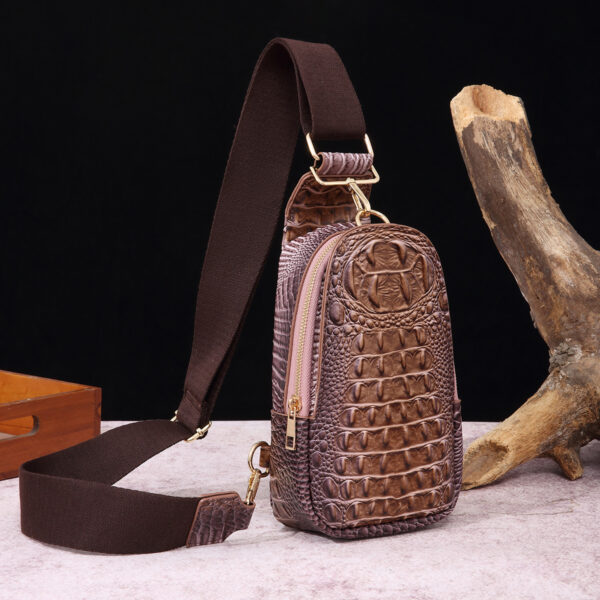 O1CN013lUYMn1bYyPC6lOdP_2209154643478-0-cib-1 Wholesale PU Wide Shoulder Strap Women's Crocodile Pattern Chest Bag Waist Bag Crossbody Bag