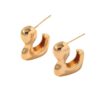 Wholesale Irregular Gold Stainless Steel Earrings