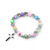 Wholesale Colorful Polymer Clay Cross Bracelet