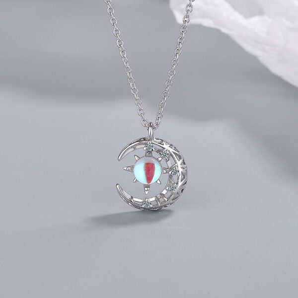 Wholesale Alloy Star Moon Necklace