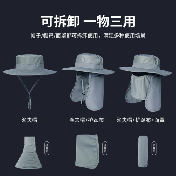 O1CN013njbsv1T71ARnD2xD_3339182334-0-cib Wholesale Polyester Fiber UV Protection Bucket Hat Black Camouflage