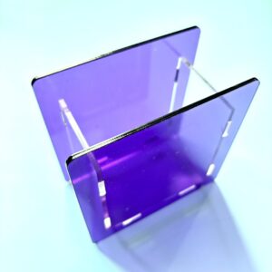 Purple pen holder