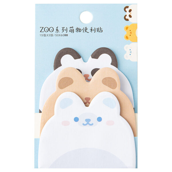 Wholesale Animal Variant Self Adhesive Sticky Notes