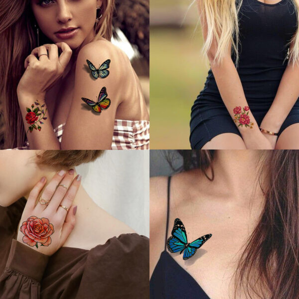 Wholesale 3D Colored Tattoo Stickers