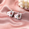 Wholesale Playing Card Alloy Earrings