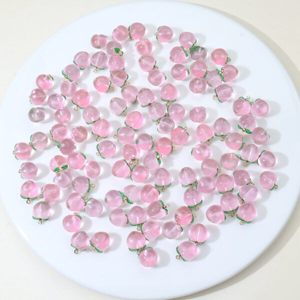 Wholesale Resin Pink Aqua Honey Peach Beads