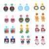 O1CN013qvLsG1G1trGu1rh2_2024060563-0-cib Wholesale Christmas Double-sided Glitter Acrylic Earrings