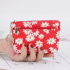 Wholesale PU Daisy Zipper Zero Wallet