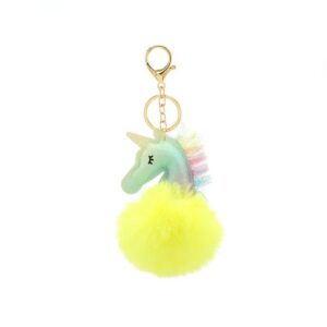 Yellow / 8cm + gold keychain