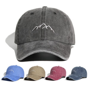 Wholesale Soft Top Embroidered Washed and Distressed Outdoor Baseball Cap