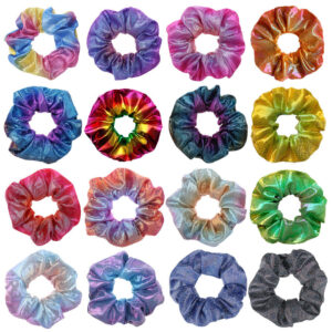Wholesale Laser Stamping Cloth Hair Scrunchies