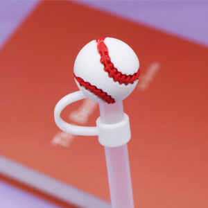 Red and White Tennis 10mm / Bagged without straw