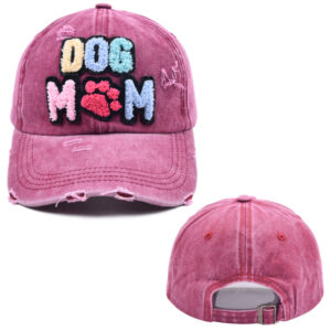 Wine red-DOG MAMA / free size (58CM adult adjustable)