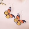 Wholesale Butterfly Leather PU Earrings
